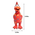 thumbnail image 4 of BESTSKY Large Screaming Chicken Dog Toys,Yellow Rubber Chicken,Squeeze Squeaky And Screaming Chicken,Prank Novelty Toy for Kids Or Adults, 4 of 8