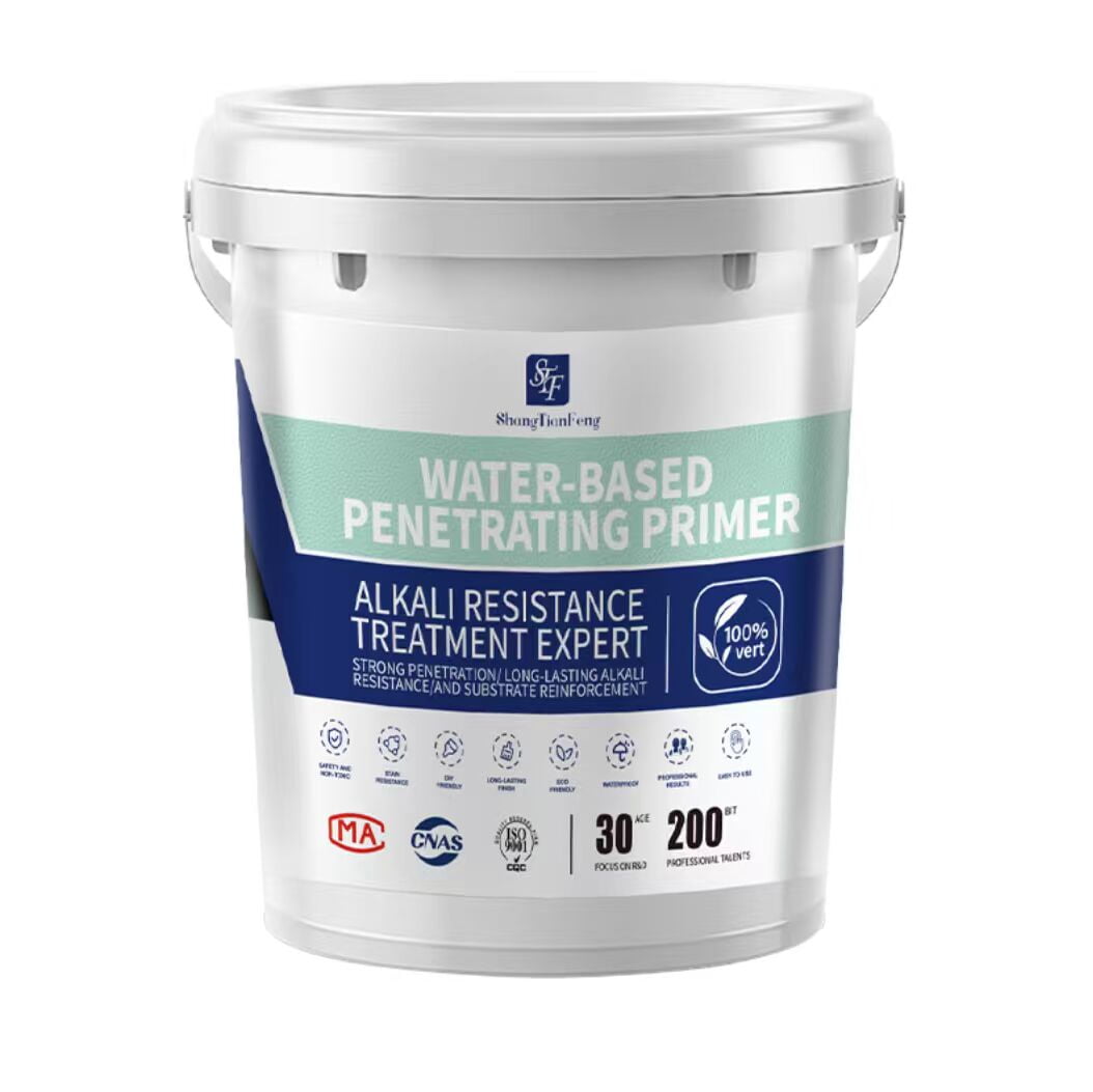 60oz Water-Based Primer Paint - Low Odor, Stain Resistant Metal Primer, Easy to Use, Penetrating & Alkali Resistant, Eco-Friendly for Home & Professional Renovation Surface Prep,Transparent