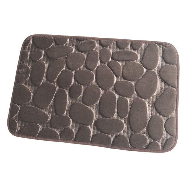 Rongfmy Flannel Door Mat Entrance Mat Floor Mat Smooth Area Rugs Front Door Carpet Water 40x60cm