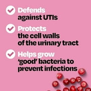 Cystex Cranberry Prebiotic Supplement for UTI Prevention & Urinary Health, 2 Pack
