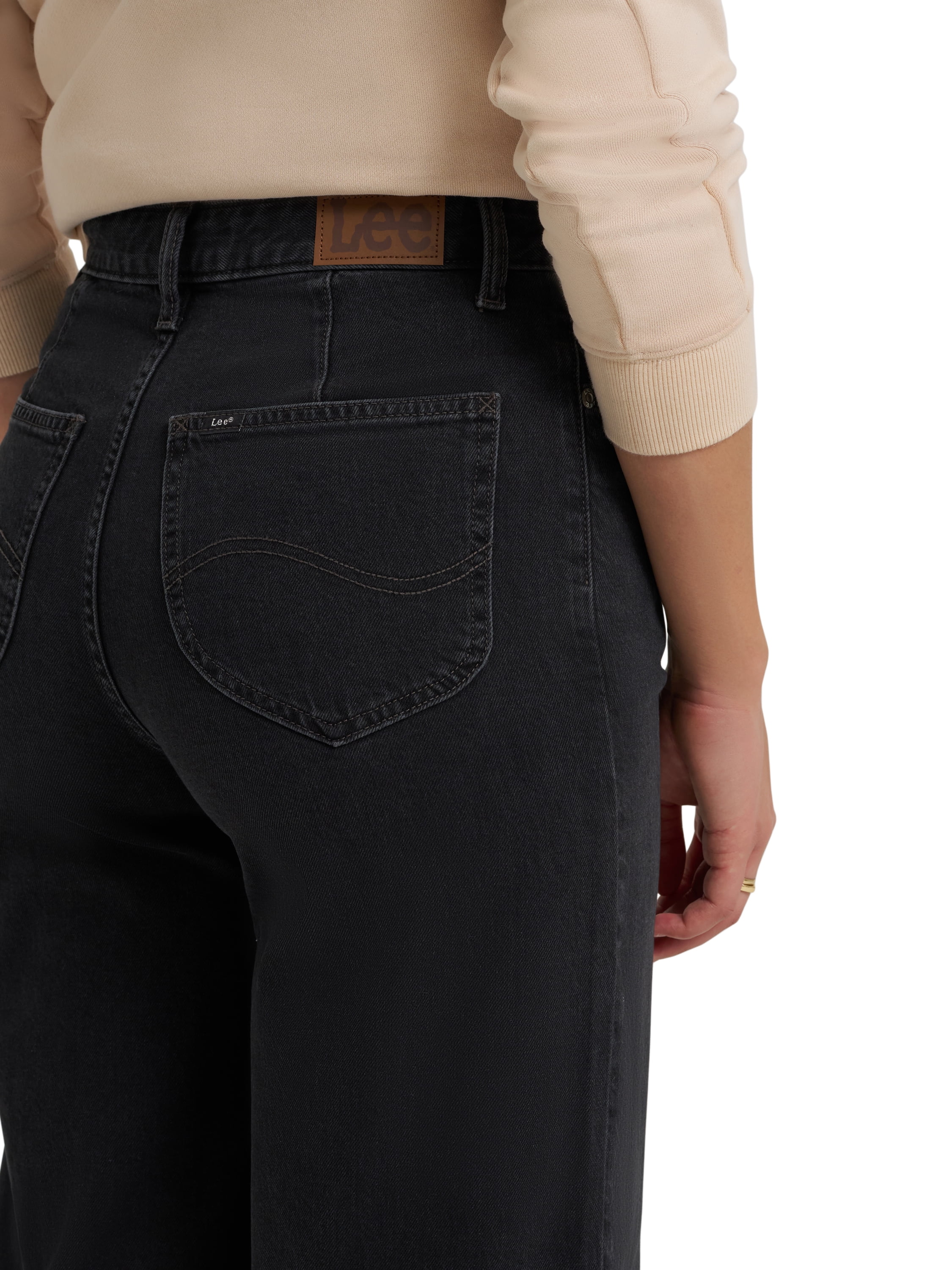 Lee® Women's Heritage A-Line Wide Leg Denim Trouser Jeans, Sizes 2-18
