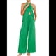 thumbnail image 3 of Conjunto de Dos Piezas para Mujer, Verano 2025, Informal, Sin Mangas, Cuello Alto, Top Corto, Pantalones de Pierna . Verde XL, 3 of 9