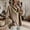 Khaki, variant on Coats For Women Short Fuzzy Cuff Draped Collar Loose Fit Outerwear Solid Color Long Sleeve Casual Jacket For Fall Winter
