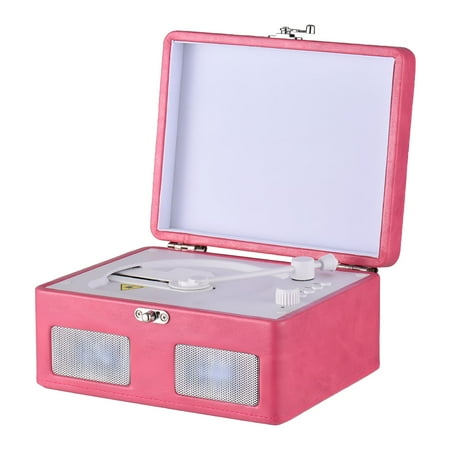 GJX 2026 New Retro Cd Player Multifunctional Tray-Type Bt Player Audio Turntables Usb Drive Playback Portable Cd Player with Remote Control Built-In 2 Speakers Rechargeable Wireless Music Streaming