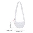 thumbnail image 5 of Bolsa De Hombro Bolsa de nube para mujer, bandolera de moda plisada de nailon acolchado informal, Bolsa de mano para mujer Ndcxsfigh  Para Estrenar, 5 of 5