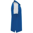 thumbnail image 5 of Augusta Sportswear B09634758 Mens Two-Tone Vital Polo T-Shirt, Royal & White - 3XL, 5 of 5