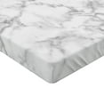 thumbnail image 2 of Ambesonne Marble Print Fitted Sheet 2 Pcs Set, Granite Nature Spots, Full, Pale Grey Dust, 2 of 3