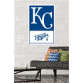 thumbnail image 2 of MLB Kansas City Royals - Logo 22 Wall Poster, 22.375" x 34", 2 of 5