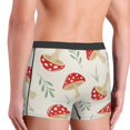 thumbnail image 4 of Kdxio Men's Boxer Briefs with Cartoon Flat Mushrooms Print - Comfortable and Breathable Underwear for Everyday Wear, 4 of 7