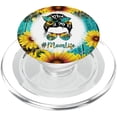 thumbnail image 1 of PopSockets PopGrip para bollo MagSafe MomLife Sunflower Messy Bun, 1 of 5