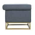 thumbnail image 4 of Chic Home Gloria Accent Club Chair Button Tufted Linen-Textured Plush Cushion, 4 of 7