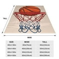 thumbnail image 3 of Pofeuu Basketball Shot Print Ultra-Soft Micro Fleece Blanket,for Bed Or Sofa,All Season Throw Blankets Flannel Blanket-60"x50", 3 of 7