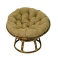 thumbnail image 6 of 48-inch Solid Microsuede Papasan Cushion (Fits 46-inch Papasan Frame) 93302-MS-RW, 6 of 7