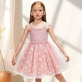 thumbnail image 2 of Icvfdpl Robe de Printemps pour Filles, Robe de Fête Sans Manches en Tulle pour les Fêtes, Robe de Danse Princesse, Vêtement d'Extérieur, Jolie Robe d'Été 18-24 Mois, 2 of 5