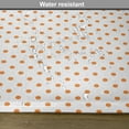 thumbnail image 6 of Ambesonne Orange Place Mats Set of 4, Spotted Tile Pattern, Standard Size, Orange White, 6 of 6