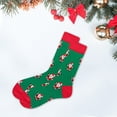 thumbnail image 4 of Bibifish Christmas Socks For Men Women Funny Xmas Printed Socks Winter Middle Tube Warm Cotton Socks Soft Graphic Above Ankle Socks, 4 of 4