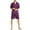 Purple, variant on Dagugfen Lounge Sets for Men Pajamas Button down Shirts Shorts Loose Soft Comfy Sleepware Casual Outfits