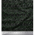 thumbnail image 1 of Soimoi Rayon Fabric Artistic Leaves Printed Fabric 1 Yard 56 Inch Wide, 1 of 3