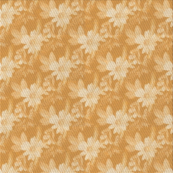 Ahgly Company Machine Washable Indoor Square Transitional Chrome Gold Yellow Area Rugs, 5' Square