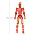 thumbnail image 2 of Robot móvil multiarticulado Lucky-13 impreso en 3D, Robot cambiaformas móvil, juguete mecánico de cuerpo completo para niños y adultos, 2 of 5