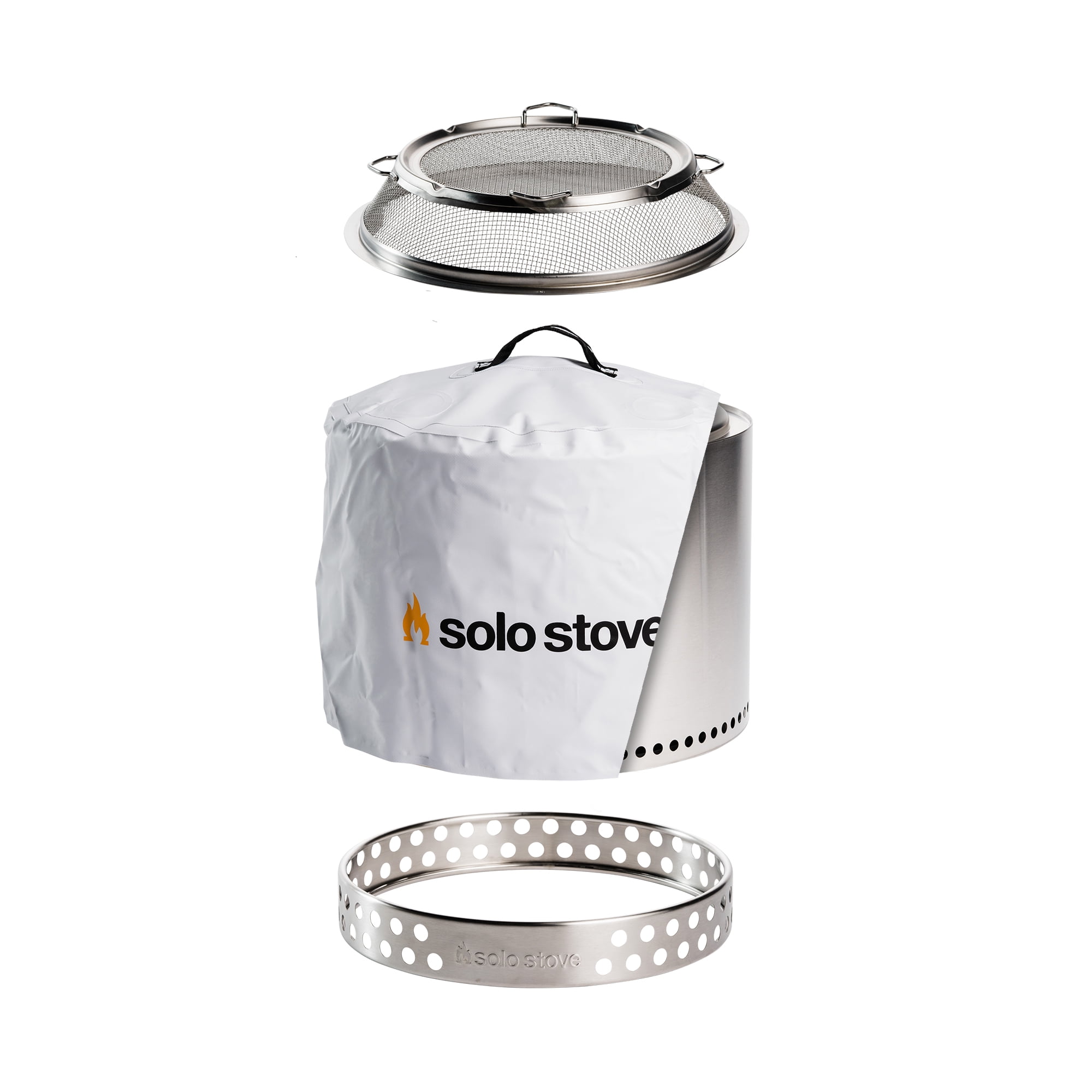 Solo Stove Ranger with Stand Portable Outdoor Fire Pit Stainless Steel  Firepot for Wood Burning and Low Smoke Great Fire Pits for Outside |  15x12.5 Inch Outside Fire Pits - Walmart.com