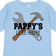 thumbnail image 4 of Inktastic Pappy's Little Helper Grandchild Boys Long Sleeve Toddler T-Shirt, 4 of 5