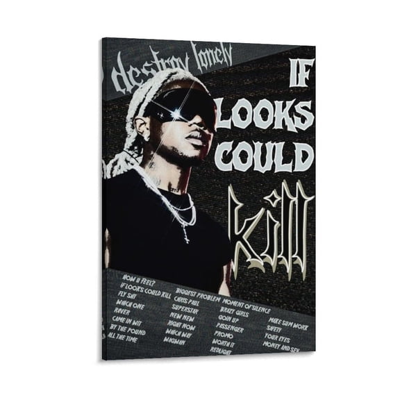 Destroy Lonely If Looks Could Kill 1 Canvas Poster Bedroom Decoration Landscape Office Valentine's Birthday Gift