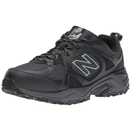 New Balance Men's 481V3 Cushioning Trail Running Shoe, Black, 7.5 4E