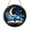 Acrylic 3.5 Inch, variant on Celestial Star Book Stained Glass Style Window Hanging Suncatcher, Decorative Moon and Open Book Glass Style Art Panel for Fantasy Window Decor Ornament Gift