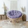thumbnail image 3 of Sorra Home  Indoor Round Papasan Cushion 44" x 44" x 4" - Lavender, 3 of 5