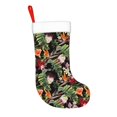 thumbnail image 2 of Salouo Watercolor Tropical Flowers Print Christmas Stockings,Large Xmas Stocking Set of 1 Holiday and Farmhouse Stocking for Christmas Holiday Party Decoration(17.7*11 Inch), 2 of 7