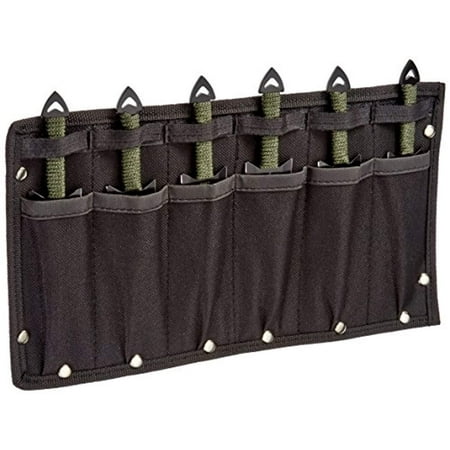 Knife Set with Six Knives, Black Blades, Cord-Wrapped Handles, 6-1/2-Inch (Best Kind Of Throwing Knives)