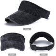 thumbnail image 4 of Sun Sports Visor-Golf Beach Visor Cap Protección UV Sombrero ajustable para mujerBlack-Wash esquí esquí Gafas de esquí, 4 of 5