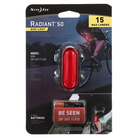 Nite Ize - Radiant 50 Rear Bike Light - Red