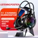 thumbnail image 4 of Auriculares para juegos con cable, cancelación de ruido con micrófono, micrófono giratorio para PC, computadora portátil, oficina, centro de llamadas USB doble de 35 mm Macarena Auriculares para juegos, 4 of 8