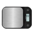 thumbnail image 4 of Electric Kitchen Food Scale Stainless Steel ABS Waterproof Clear Display Electronic Flat Food Weighing Scale, 4 of 13