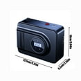 thumbnail image 3 of Compresor de aire portátil para inflador de neumáticos de automóvil de 12 V con manómetro analógico | Mini bomba compacta para coche, bicicleta, SUV, motocicleta, pelotas deportivas y juguetes de, 3 of 7
