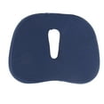 thumbnail image 1 of Cojín de espuma viscoelástica transpirable con núcleo hueco, ortopédico para hemorroides, para oficina, coche y hogar, color azul marino., 1 of 14