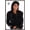 Barnwood Framed Version, variant on Michael Jackson - Black And White Name Wall Poster, 22.375" x 34"