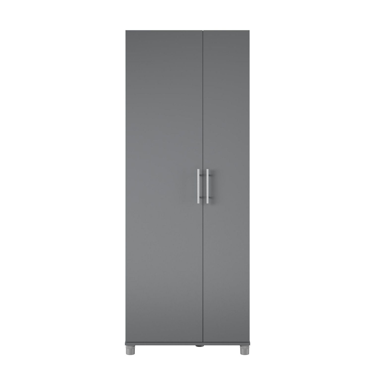 Systembuild Evolution Camberly Tall Asymmetrical Cabinet, Graphite Gray