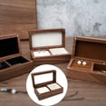 thumbnail image 1 of Caja de joyería organizador de baratijas Yinane beige para pendientes anillos Collar, 1 of 8