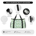 thumbnail image 4 of Fotbe St. Patrick's Day rainbows Bolsa de Viaje con Estampado, Bolsa de Fin de Semana para Mujer con Compartimento para Zapatos, Bolsa de Gimnasio con Bolsillo Húmedo, 4 of 7