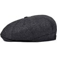 thumbnail image 3 of CoCopeaunts Newsboy Cap Wool 8 Panel Country Baker Boy Hat Ivy Flat Cap Beret Hats for Women Men Warm Winter Hat, 3 of 7