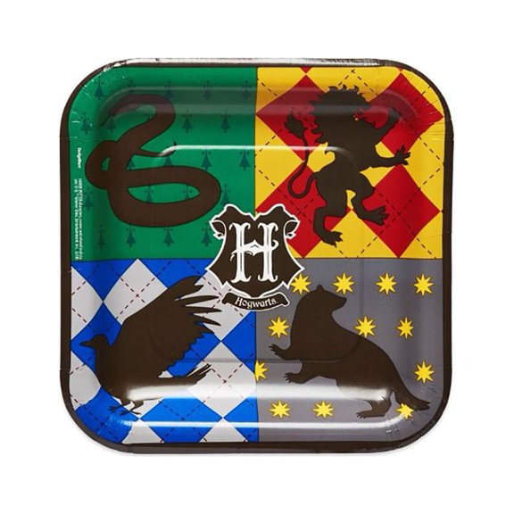 Harry Potter 9" Square Paper Party Plates, 8-Pack