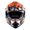 thumbnail image 5 of WOW Youth Kids Motocross Helmet BMX MX ATV Dirt Bike HBOY Star Matt Orange, 5 of 5