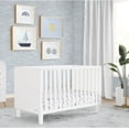 thumbnail image 4 of Delta Children Sonny 4-in-1 Convertible Baby Crib, Bianca White, 4 of 13