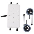 thumbnail image 2 of Walker Wheels, Walker Bath Board Stabilidad 5 Niveles de Altura Rueda Blanca Para Caminantes de 4 Piernas, 2 of 7