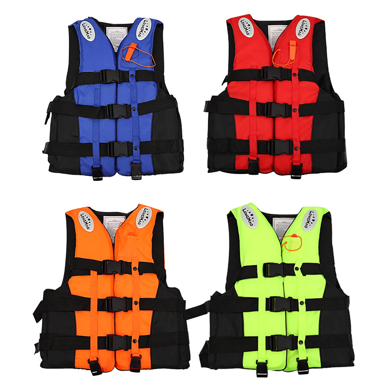 XIAOLE Swim Vest for Adult, Women Men Buoyancy Jacket, Float Jacket with Adjustable Safety Strap & Whistle, Portable Snorkel Vest for Swimming, Snorkeling, Kayaking, Paddle, Boating (XL, Red)