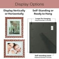 thumbnail image 3 of Excello Global Products EGP-HD-0434 Heart Border Glass Photo Frames, Wall and Tabletop Picture Frames, Holds Three 4" X 6" Photos, 17" x 11", 3 of 5