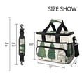 thumbnail image 3 of FORMRS Insulated Cooler Bag 24 Cans Capacity Soft Leakproof Lunch Box with Side Pockets, Hand Drawn Christmas Stars, 3 of 7
